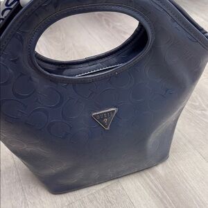 Guess Dark Blue Embossed Tote lunchbag choose color